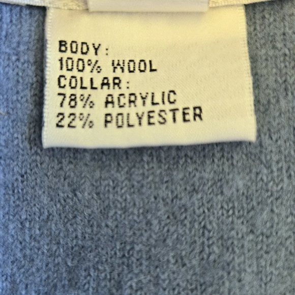 ( Talbots ) 100% Soft Wool Button-Front Vest - Picture 10 of 10